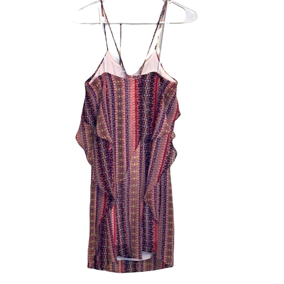 BCBGMaxAzria Boho Multicolored Mini Dress - Picture 5 of 8